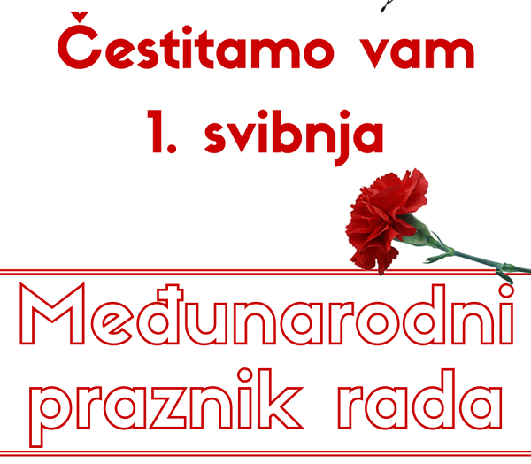 Cestitamo vam1. svibnja